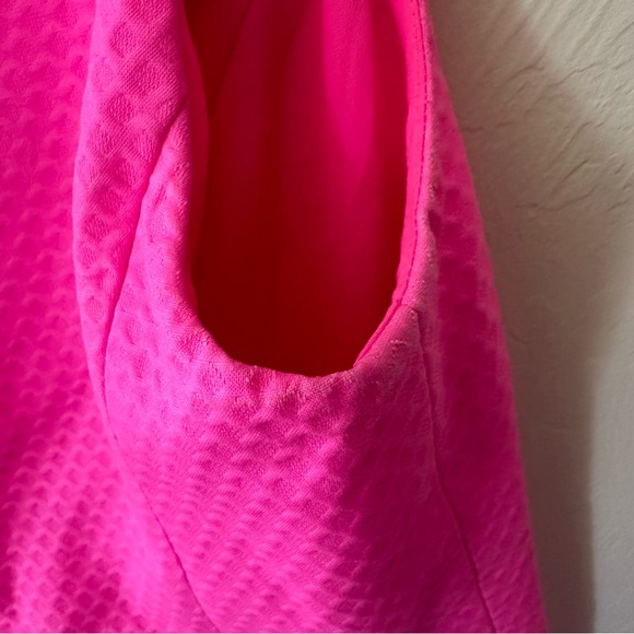 Lilly Pulitzer Gabby Shift Dress | Pop Pink Gold - Picture 10 of 11